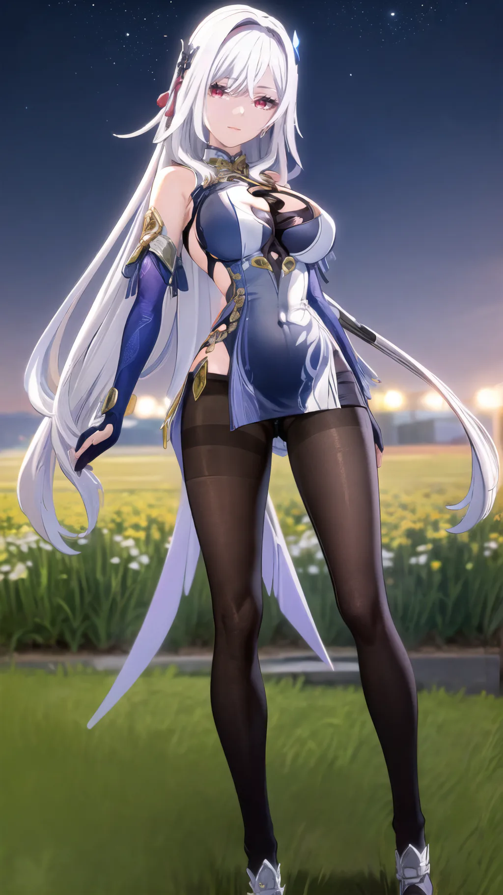 图片[2]-AI绘画 948 原神-丝柯克[67P]-草丛看图