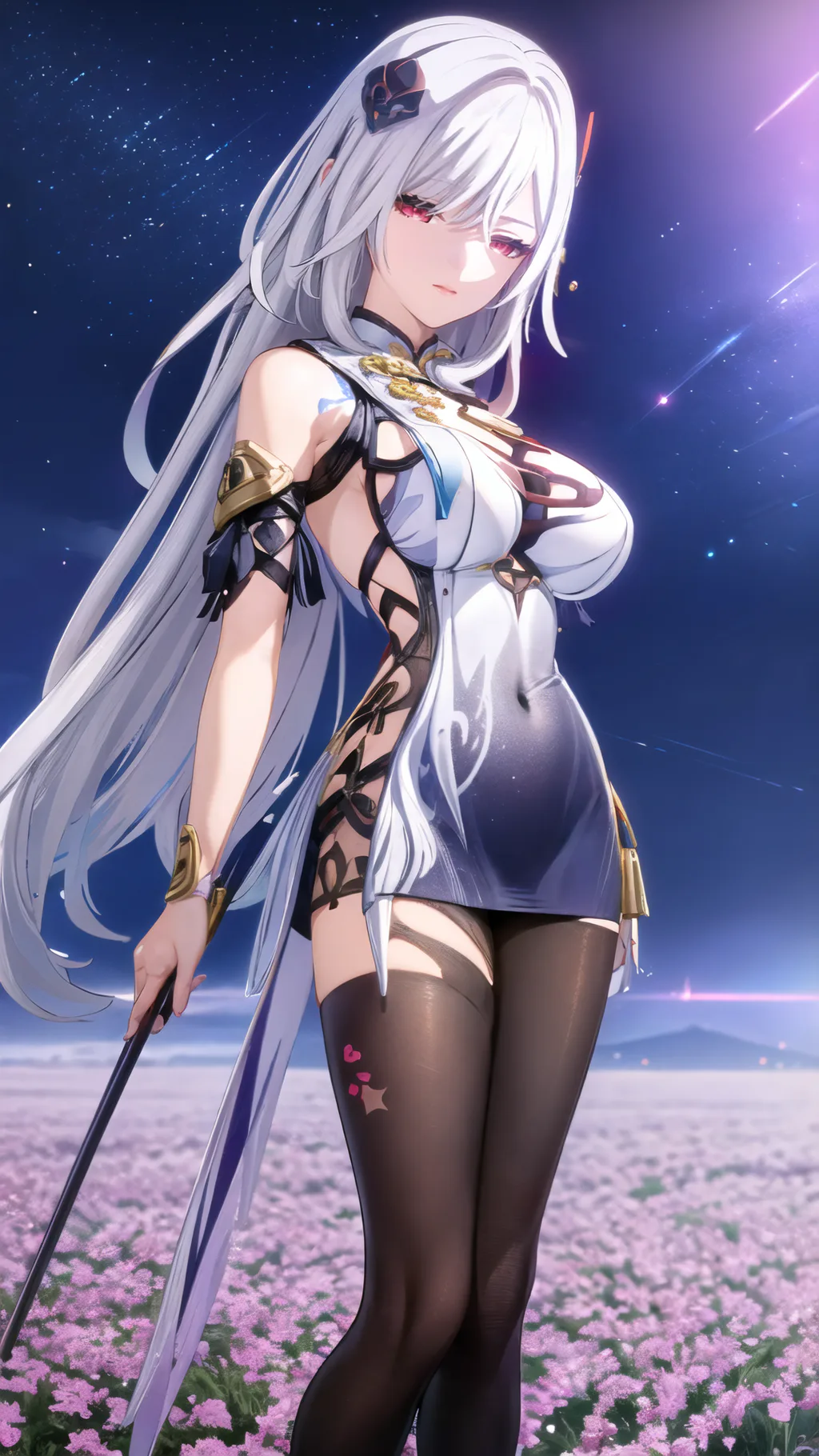 图片[4]-AI绘画 948 原神-丝柯克[67P]-草丛看图