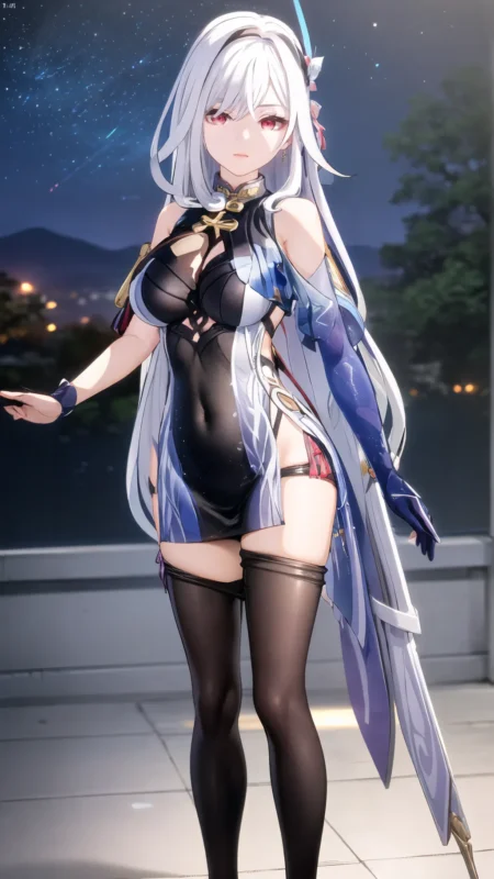 AI绘画 948 原神-丝柯克[67P]-草丛看图