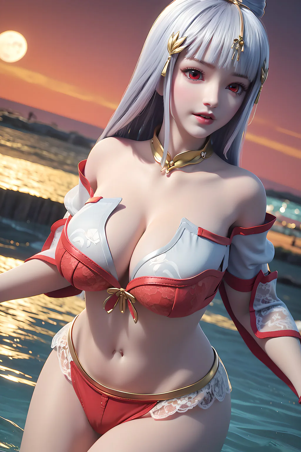 图片[2]-AI绘画 974 完美世界-太阴玉兔[59P]-草丛看图