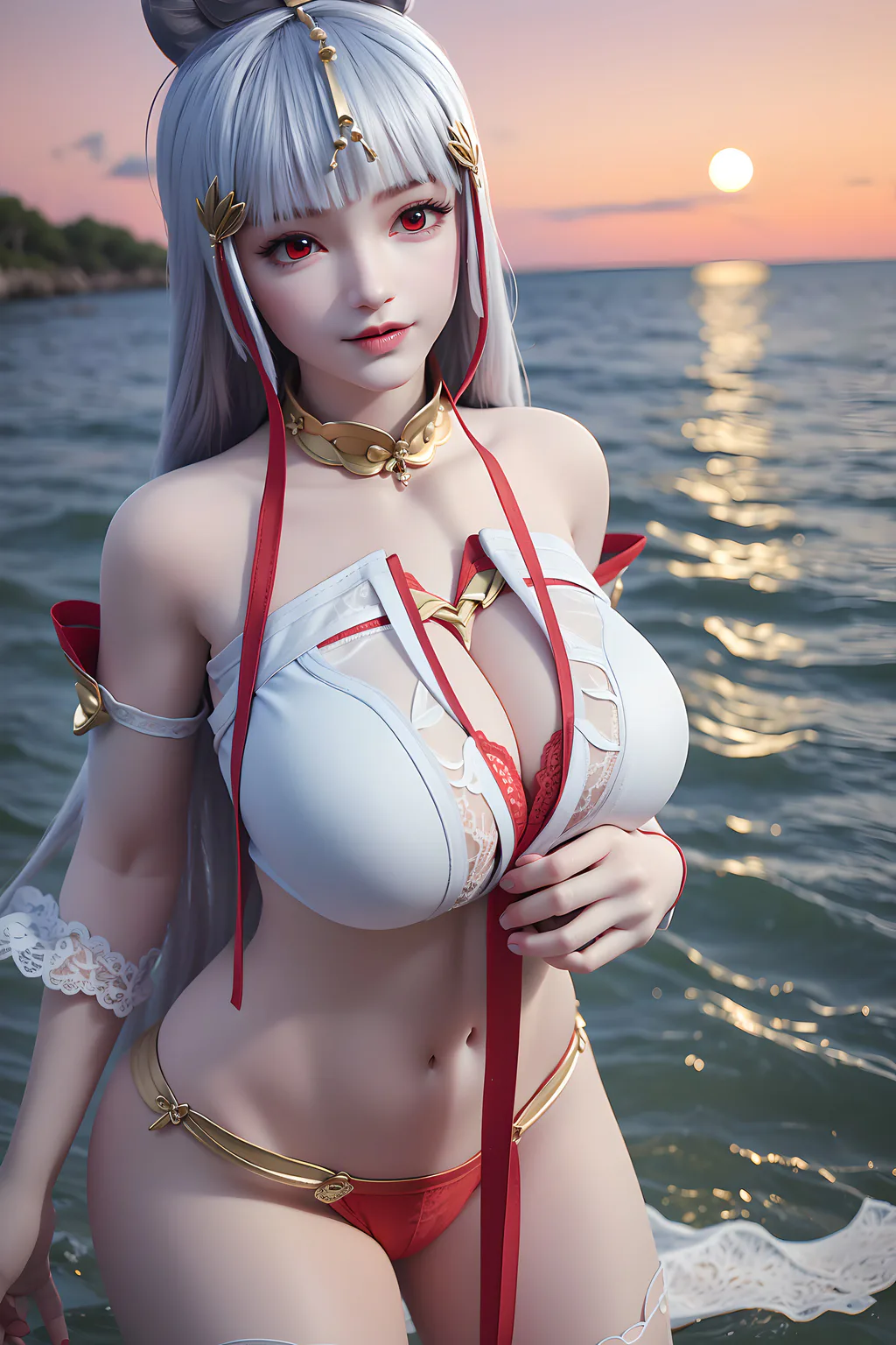 图片[4]-AI绘画 974 完美世界-太阴玉兔[59P]-草丛看图