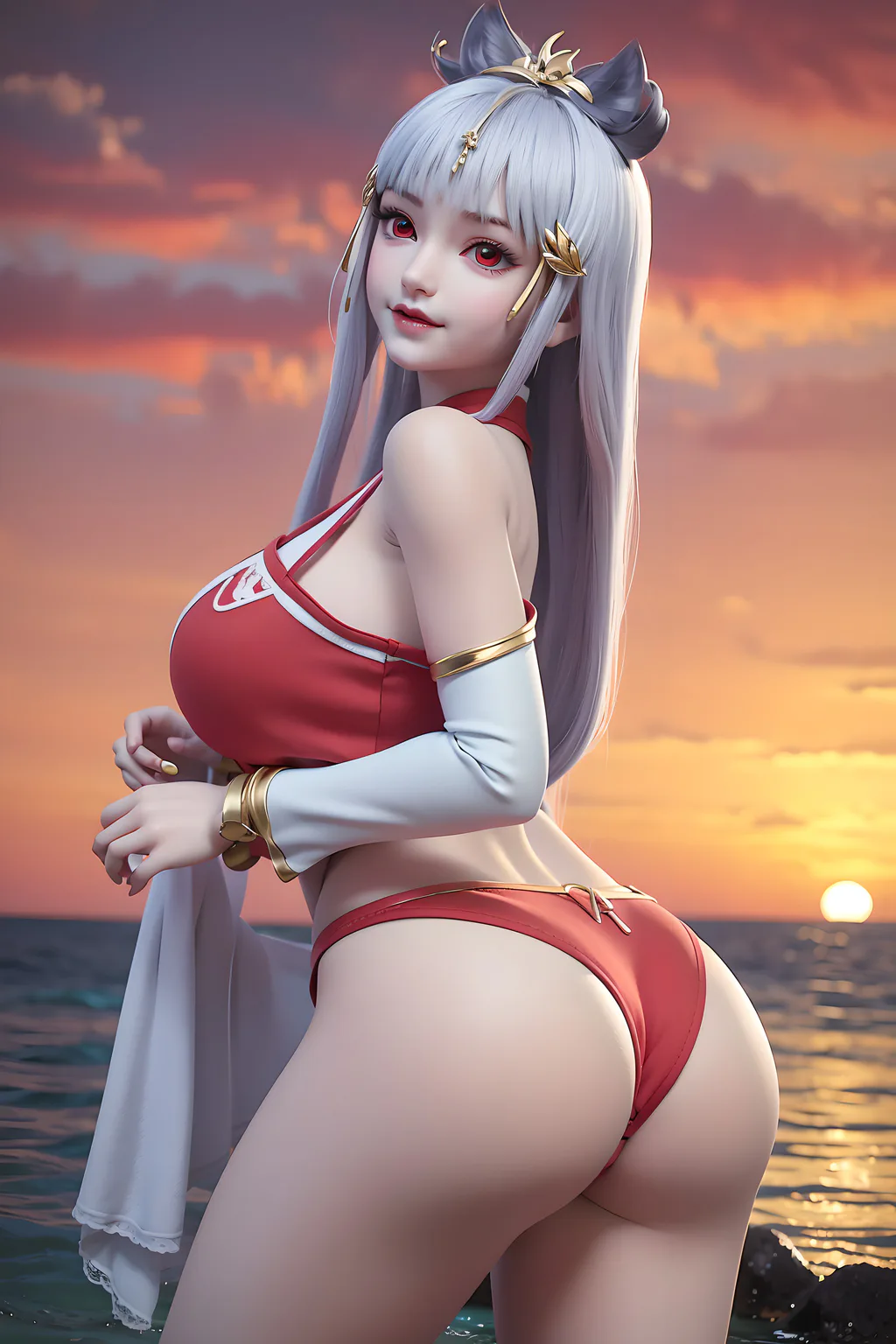 图片[6]-AI绘画 974 完美世界-太阴玉兔[59P]-草丛看图