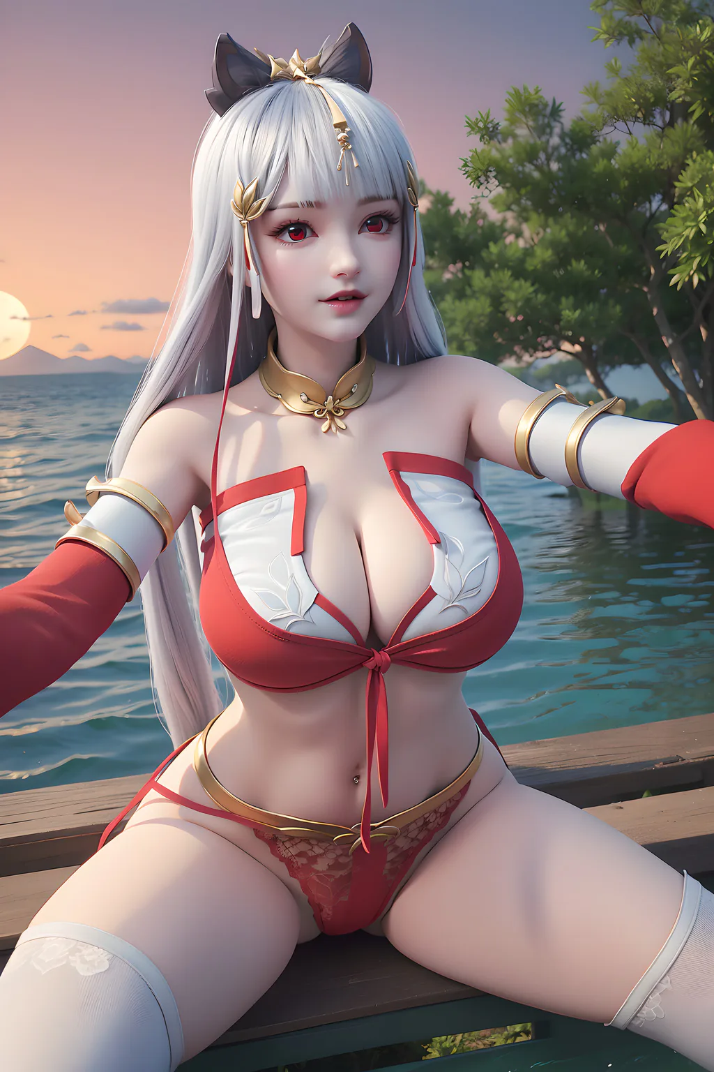 图片[7]-AI绘画 974 完美世界-太阴玉兔[59P]-草丛看图