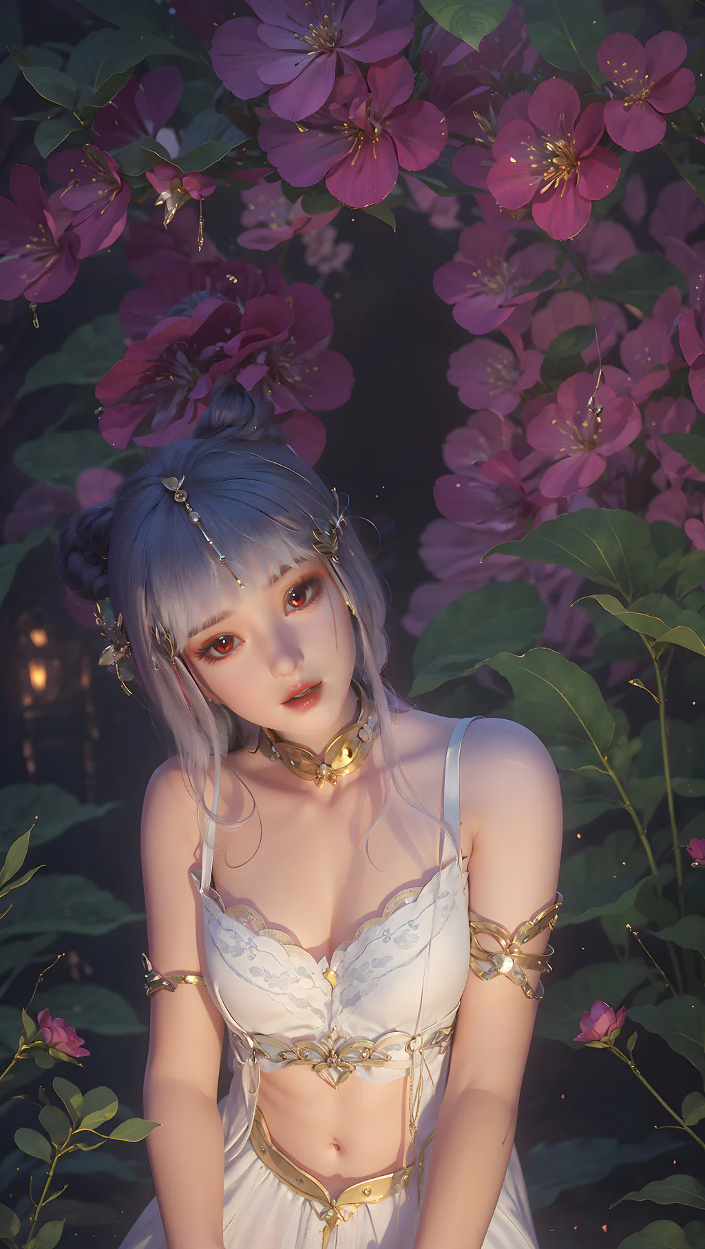 图片[2]-AI绘画 951 完美-太阴玉兔[14P]-草丛看图