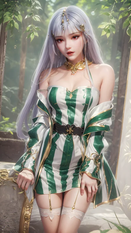 AI绘画 951 完美-太阴玉兔[14P]-草丛看图