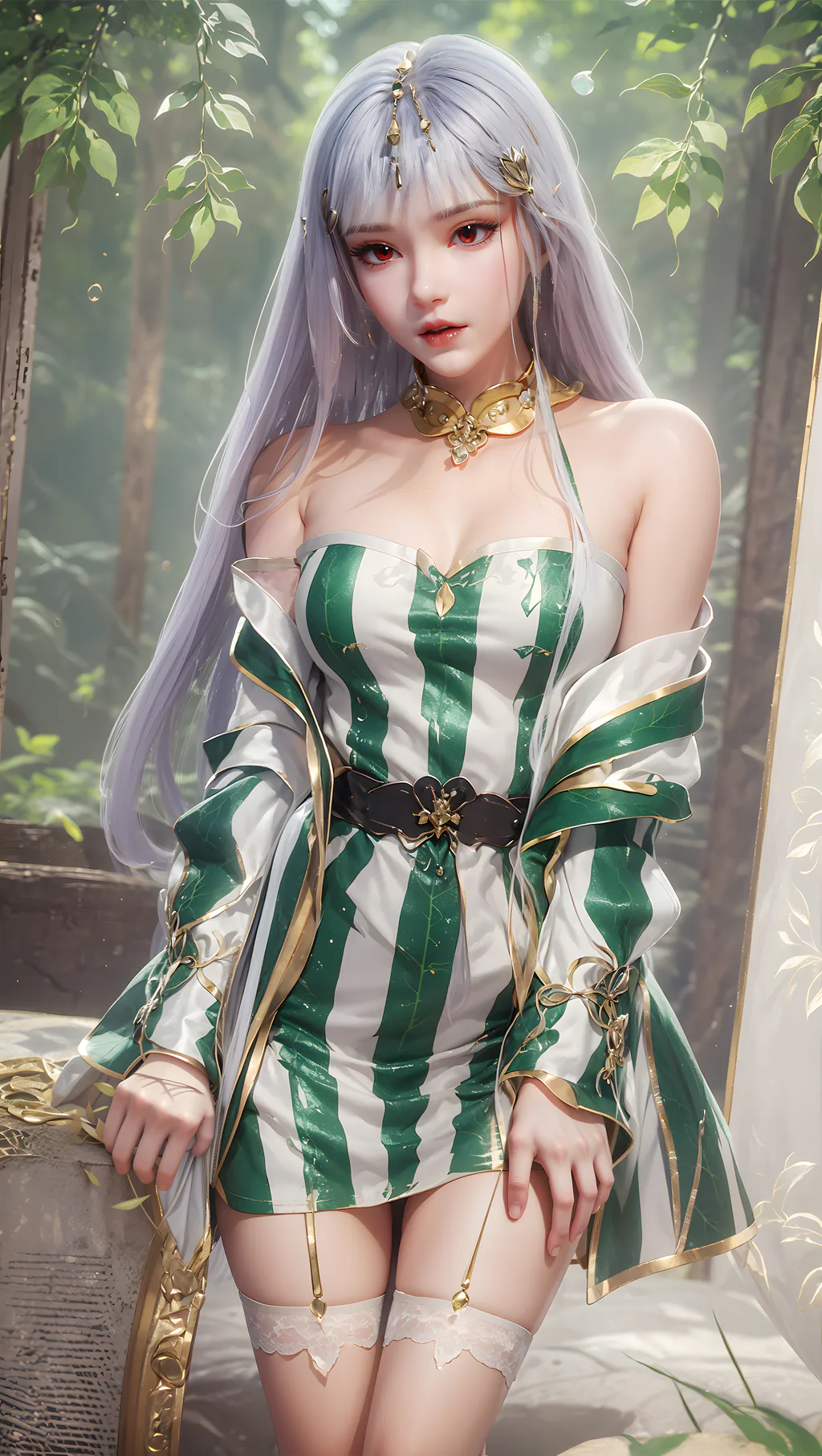 图片[1]-AI绘画 951 完美-太阴玉兔[14P]-草丛看图