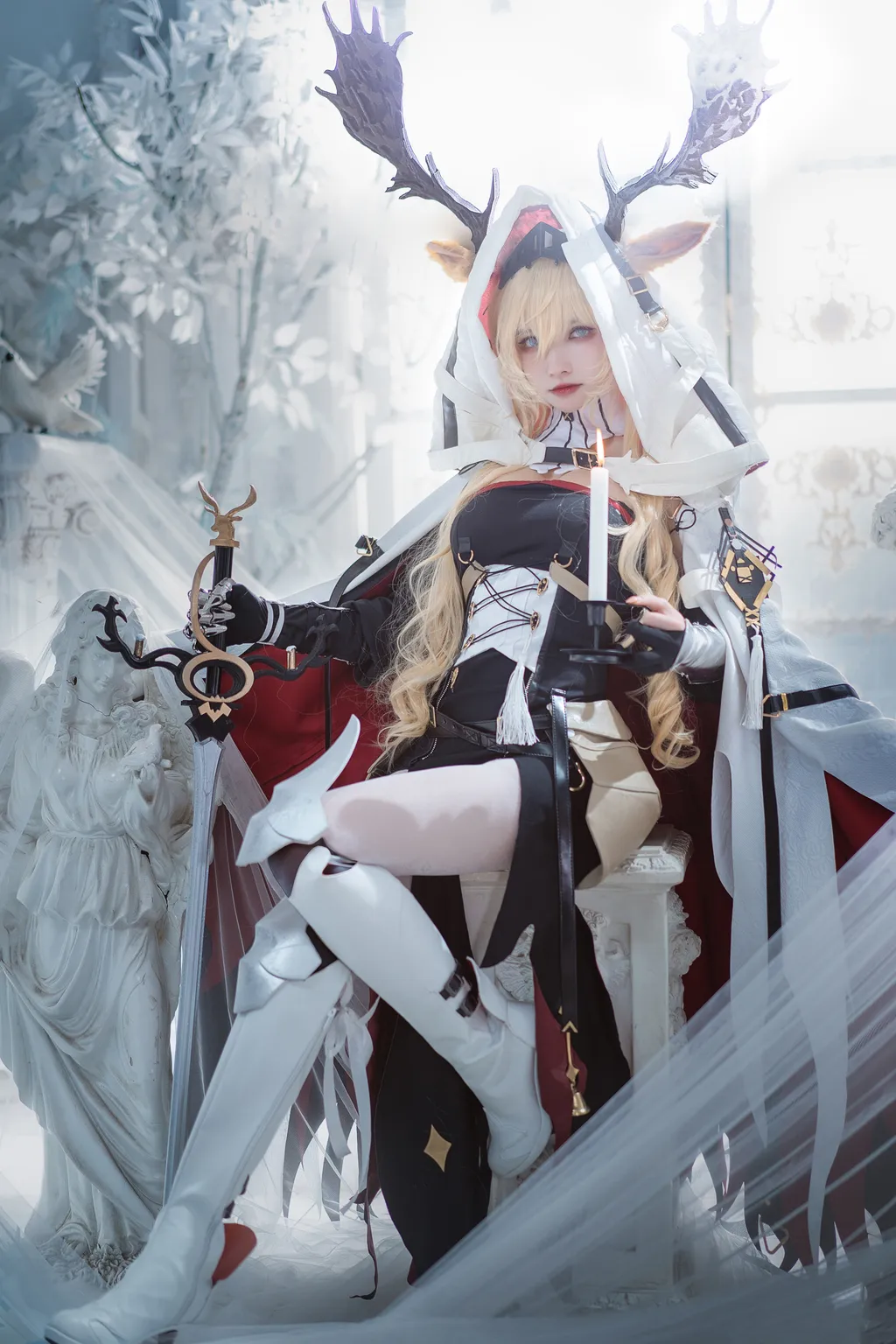 图片[4]-一千只猫薄禾 – 烛骑士 薇薇安娜[12P]-草丛看图