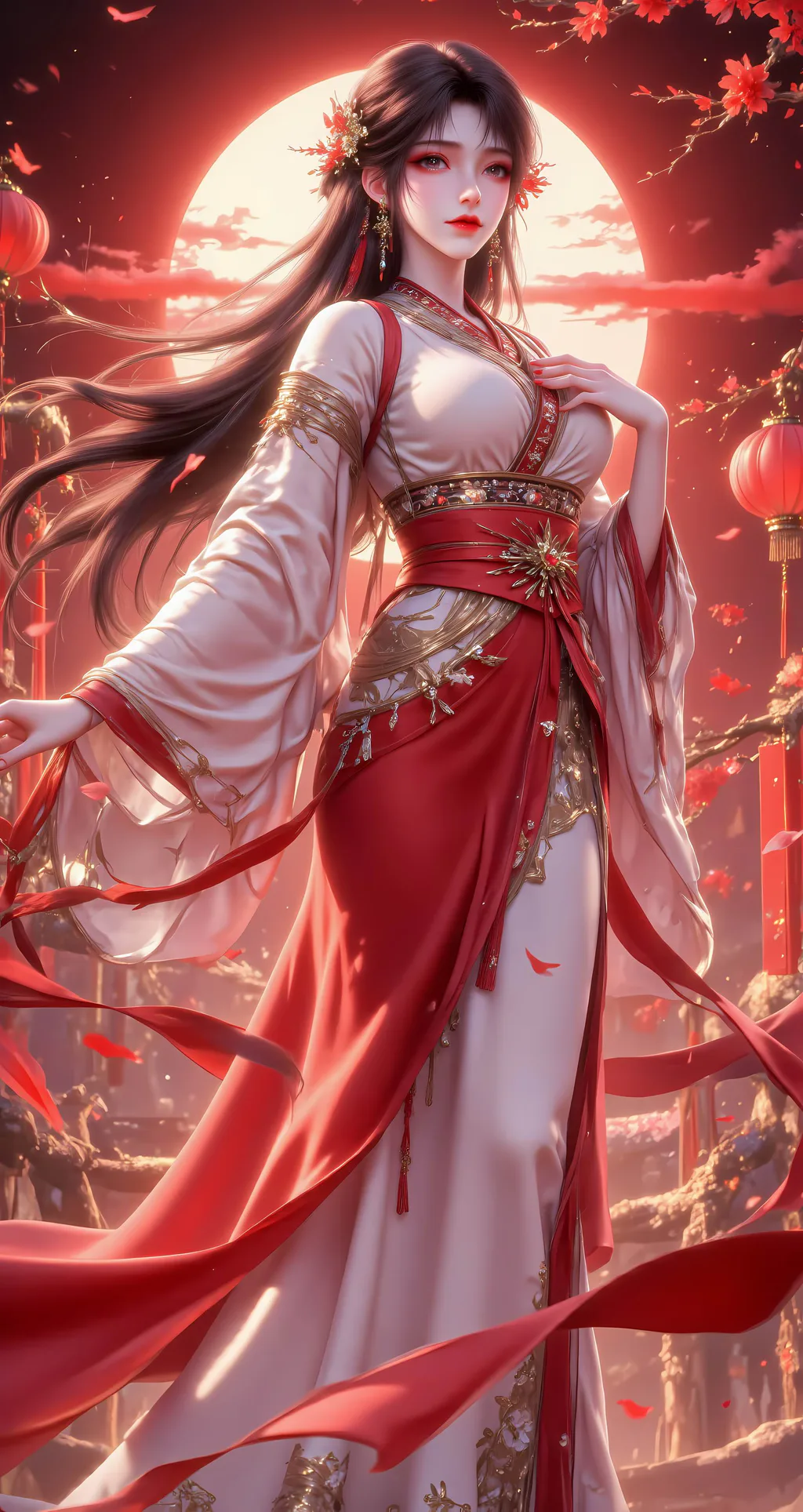 图片[1]-AI绘画 967 千诗 火灵儿[44P]-草丛看图