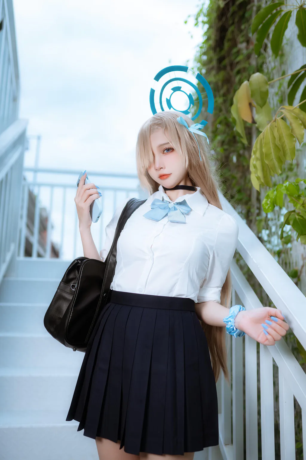 图片[5]-二佐Nisa – 蔚蓝档案 一之濑明日奈 JK至服[23P]-草丛看图