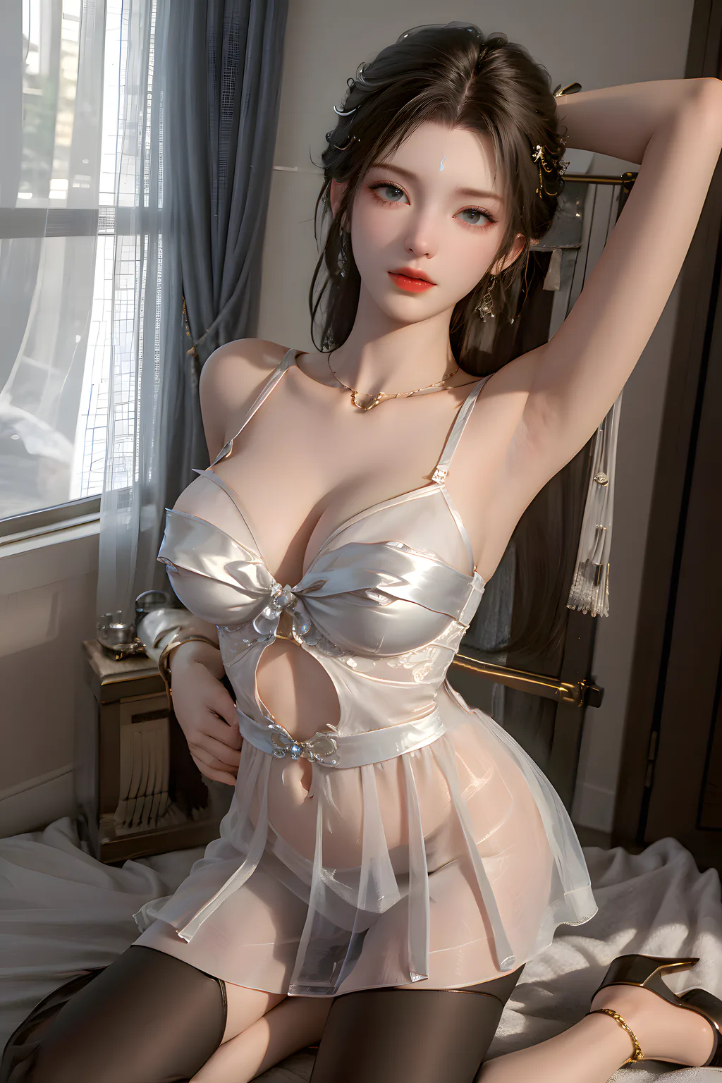 图片[2]-AI绘画 938 清漪[25P]-草丛看图