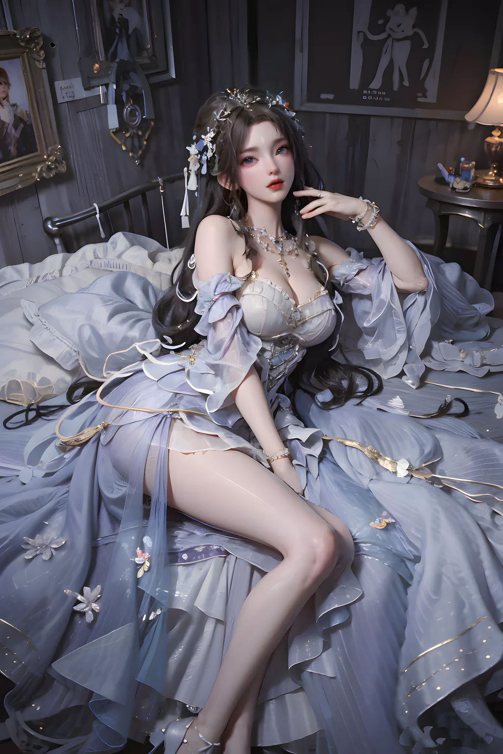 图片[8]-AI绘画 938 清漪[25P]-草丛看图