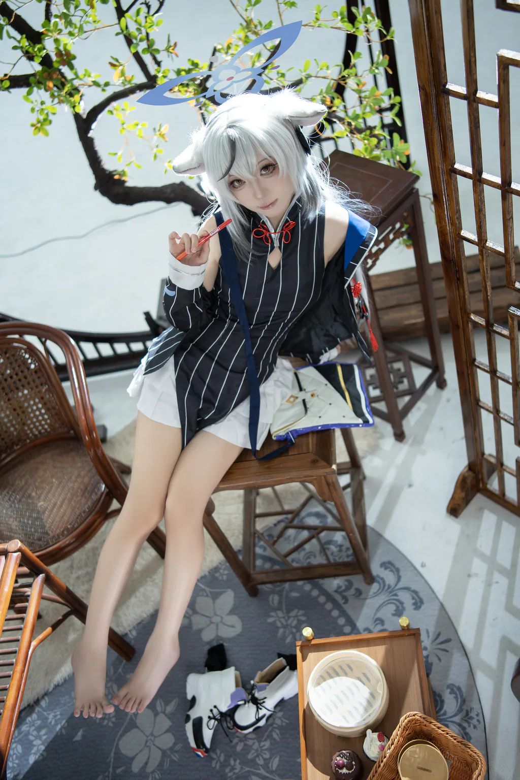 图片[4]-矢量鱼 – 蔚蓝档案 春原心奈[33P]-草丛看图