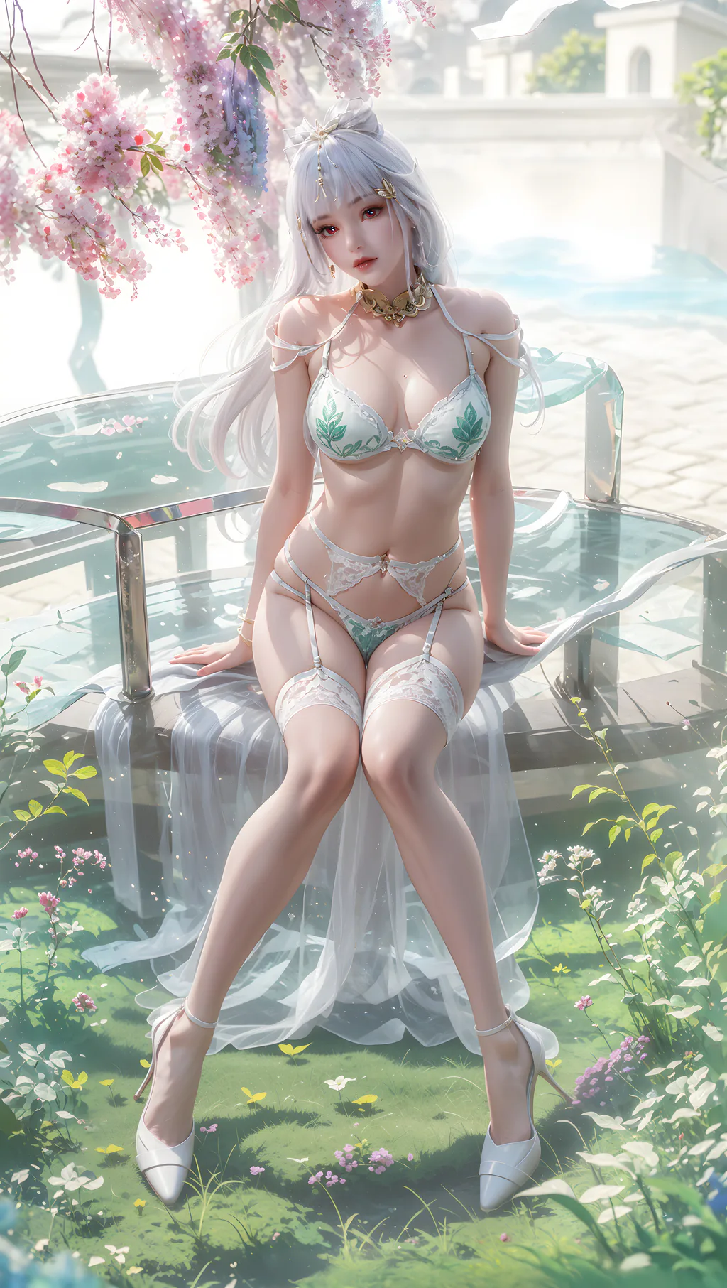 图片[4]-AI绘画 947 完美-太阴玉兔[27P]-草丛看图