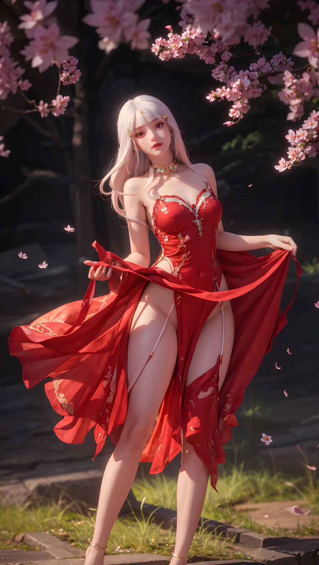 图片[1]-AI绘画 947 完美-太阴玉兔[27P]-草丛看图