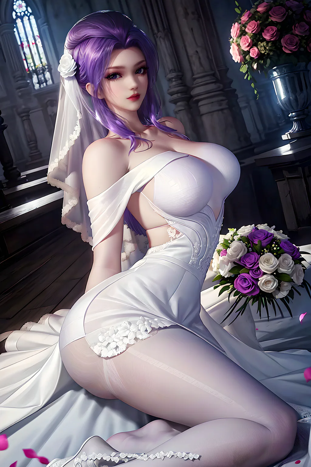 图片[3]-AI绘画 962 天行九歌-紫女[31P]-草丛看图