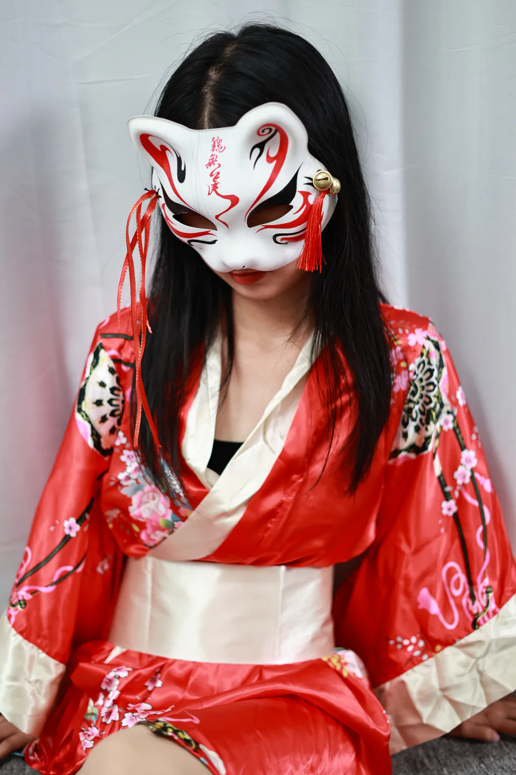 图片[5]-精选三禾摄影 NO.052 和服 黑丝 肉丝 平底鞋[146P]-草丛看图