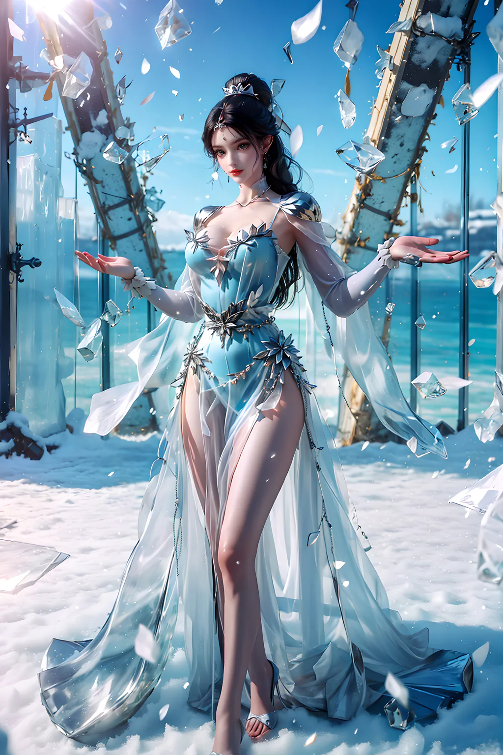 图片[1]-AI绘画 963 天龙-王语嫣[25P]-草丛看图