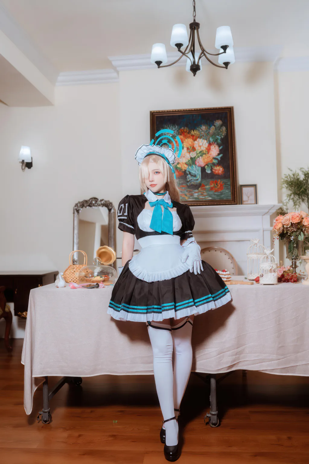 图片[6]-二佐Nisa – 蔚蓝档案 一之濑明日奈 女仆[30P]-草丛看图