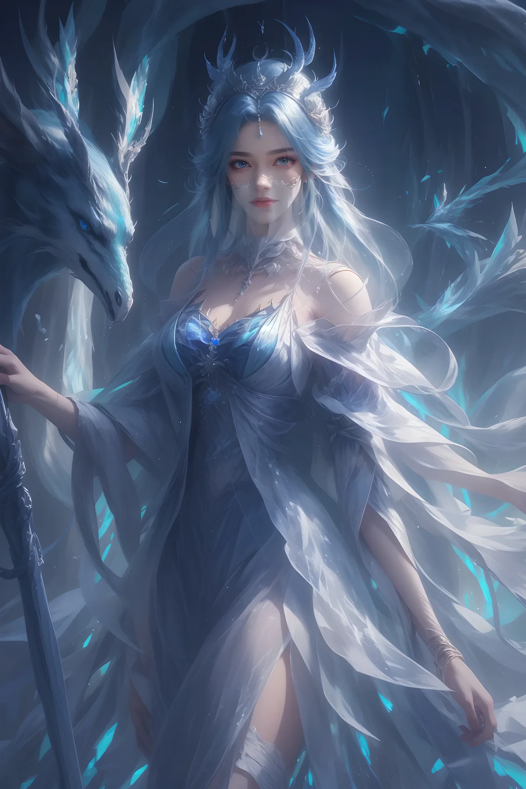 图片[6]-AI绘画 932 龙女[18P]-草丛看图