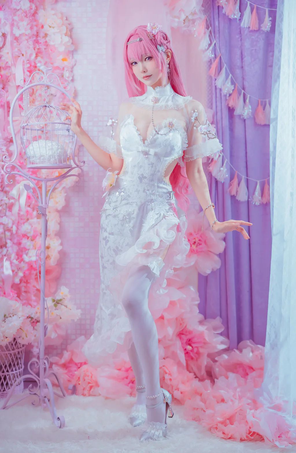 图片[5]-Ely_eee(ElyEE子) NO.183 – Dorothy Feast on Peachland 桃園宴[24P]-草丛看图