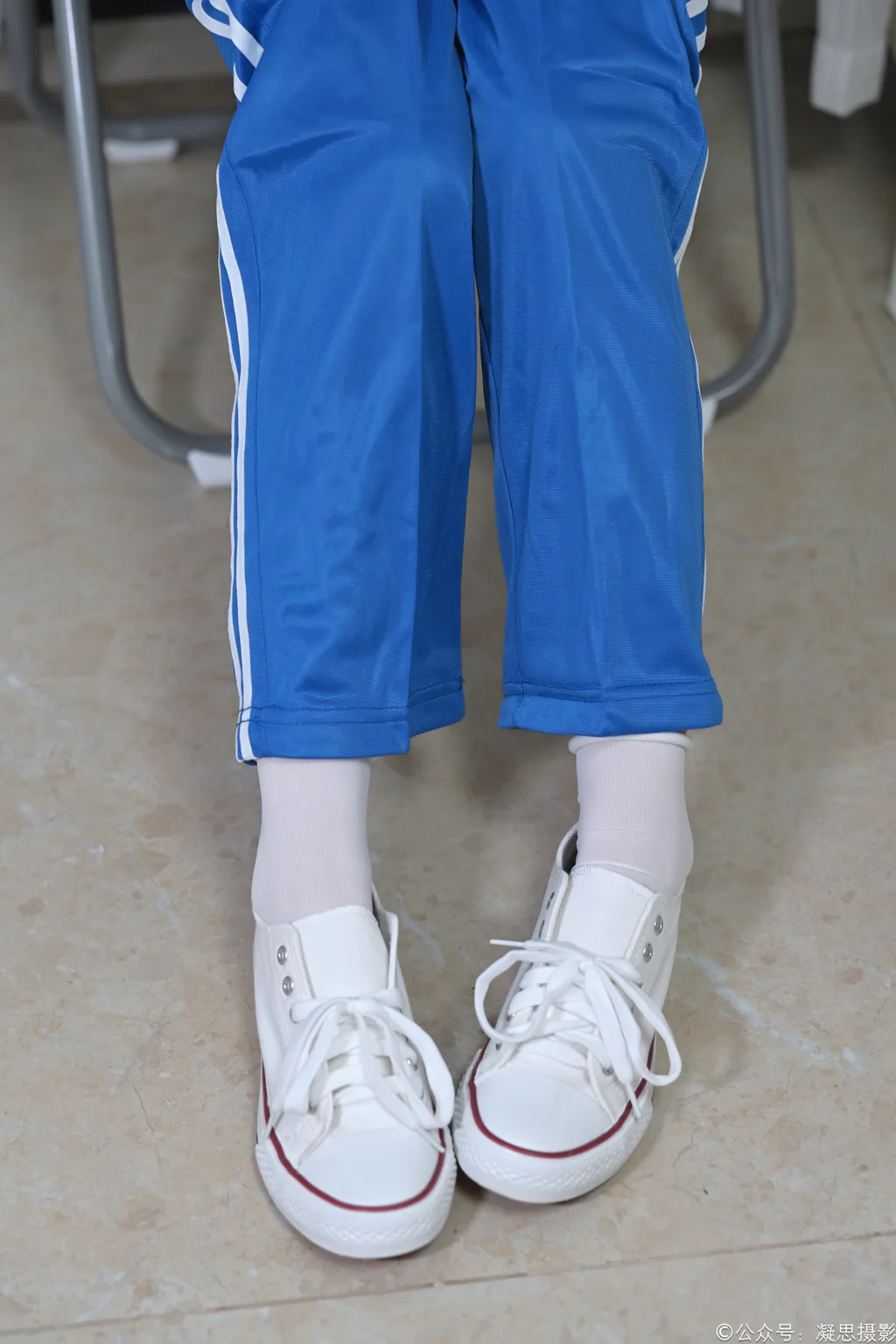 图片[4]-精选凝思摄影 NO.056 小慧-校服、短白袜、帆布鞋[150P]-草丛看图