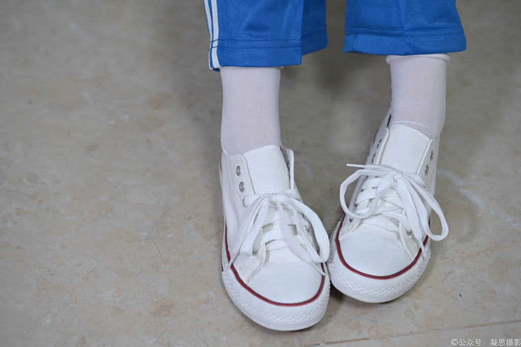 图片[5]-精选凝思摄影 NO.056 小慧-校服、短白袜、帆布鞋[150P]-草丛看图