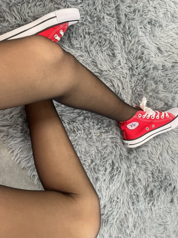 精选三禾摄影 NO.059 篮球服 黑丝 帆布鞋 牛仔短裤[81P]-草丛看图