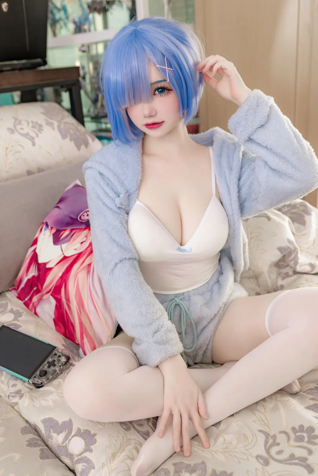 图片[3]-雪晴Astra – 蕾姆猫猫[13P]-草丛看图