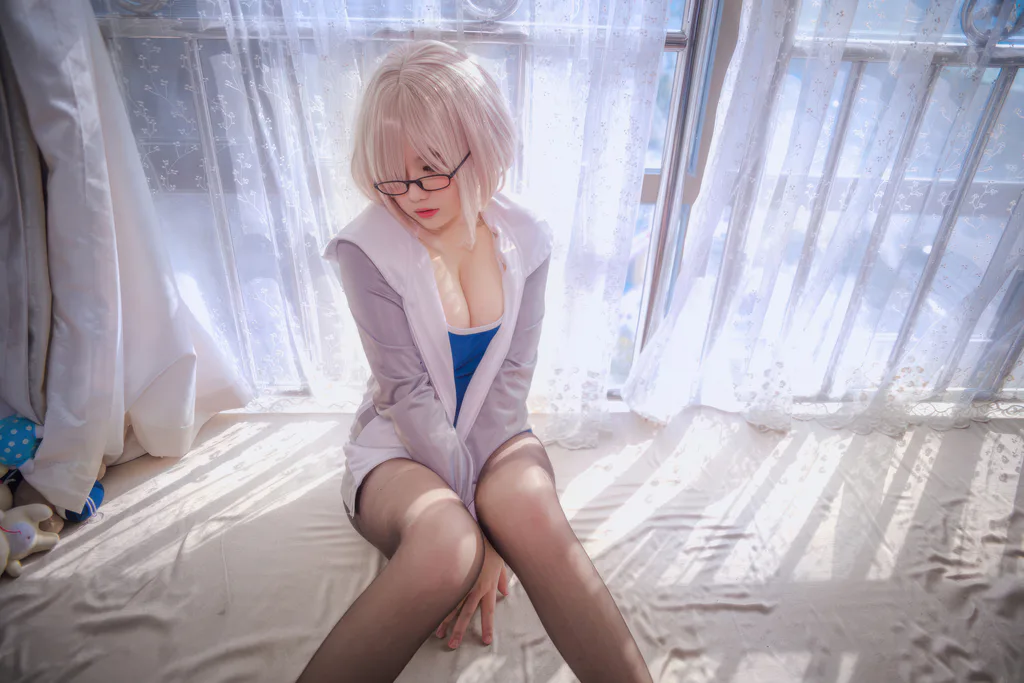 图片[4]-阿半今天很开心 – FGO 玛修 同人体操服[20P]-草丛看图