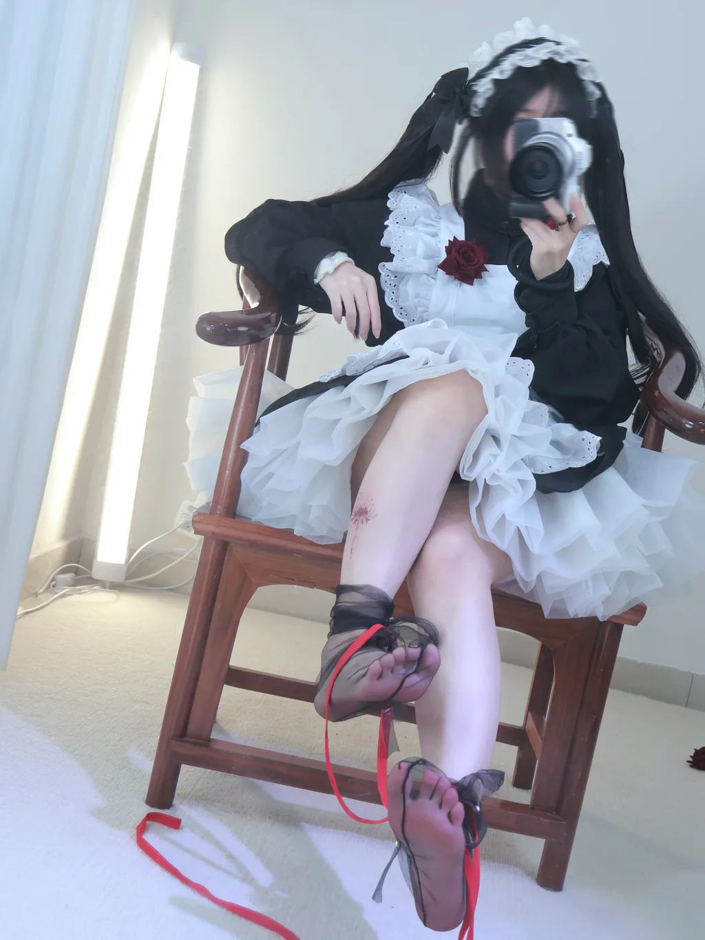 图片[3]-小羊蛋卷 黑色中华娘[10P]-草丛看图