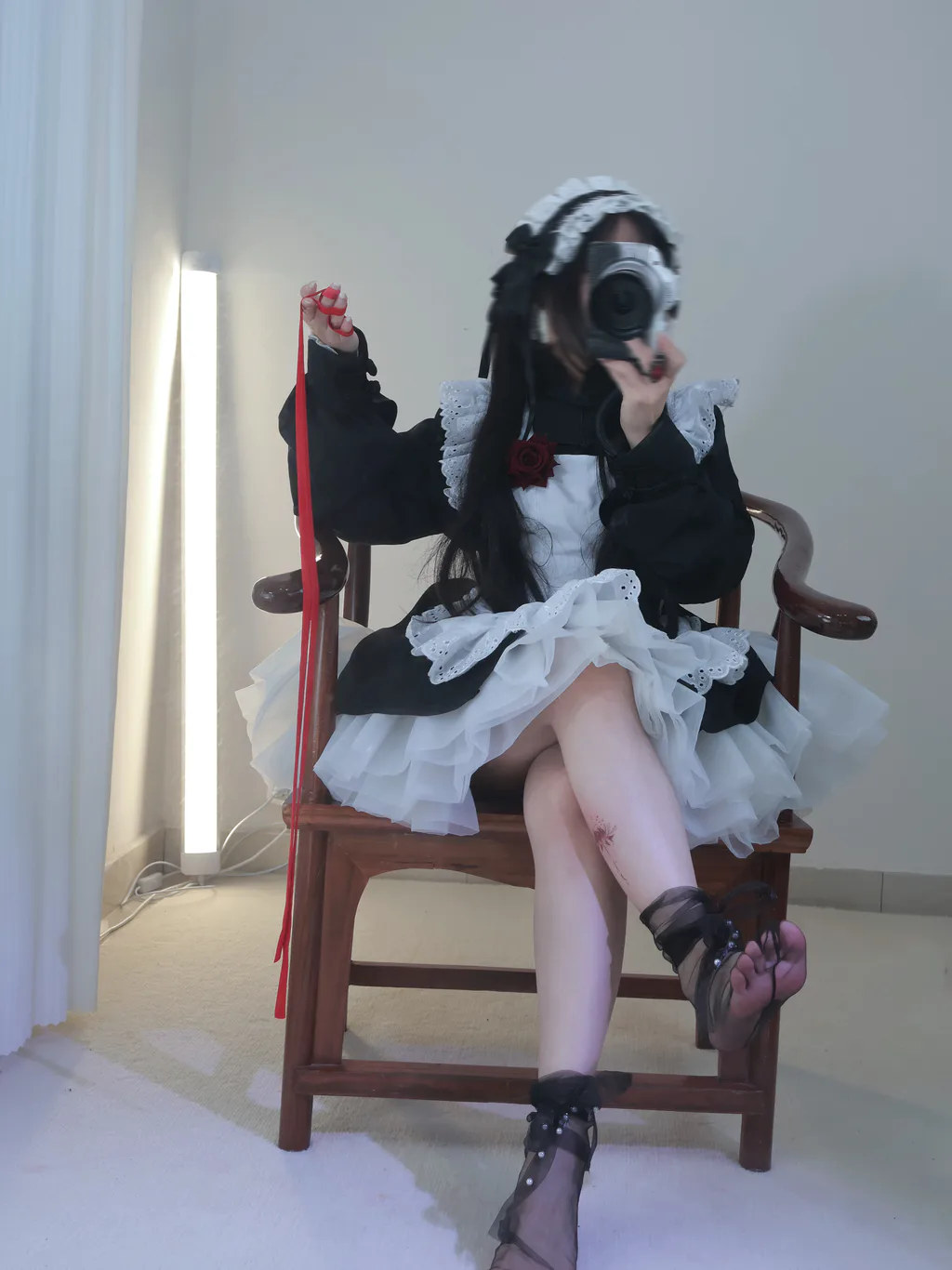 图片[5]-小羊蛋卷 黑色中华娘[10P]-草丛看图