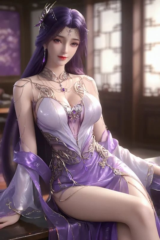 AI绘画 925 完美世界-云曦[15P]-草丛看图