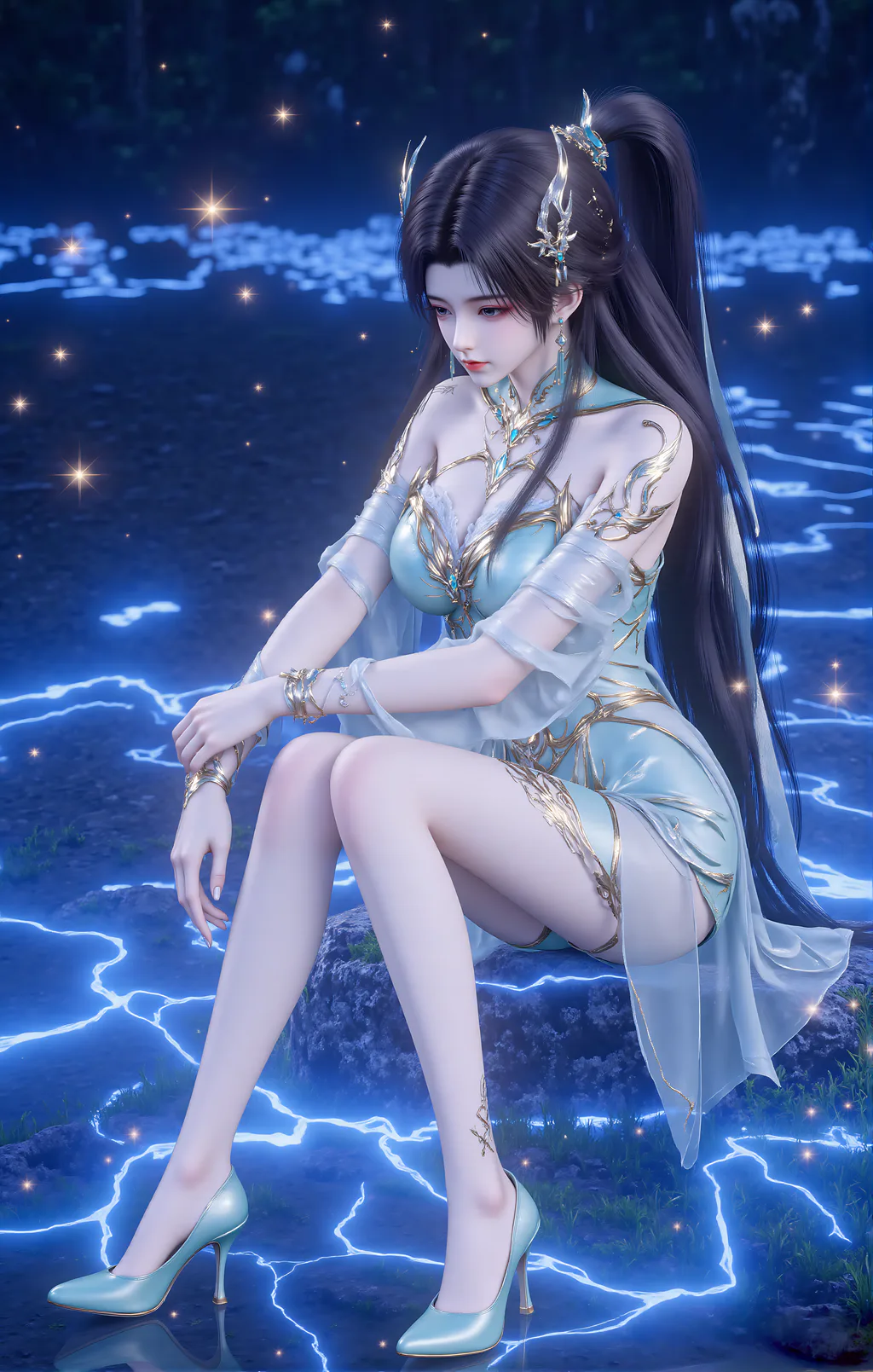 图片[1]-AI绘画 955 薰儿唯美原装[87P]-草丛看图