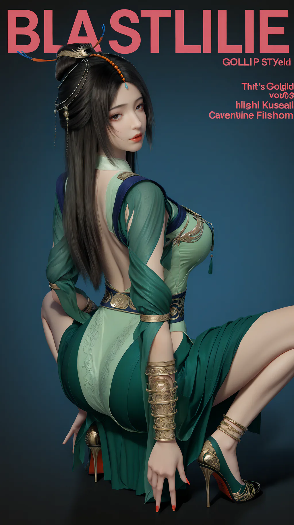 图片[1]-AI绘画 942 柳玉[38P]-草丛看图