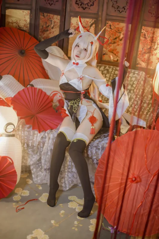 二佐Nisa – 碧蓝航线 绫波 新春旗袍[24P]-草丛看图