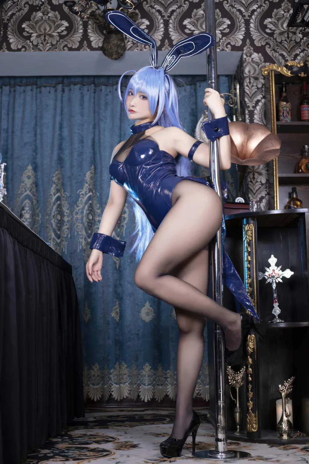 图片[4]-洛璃LoLiSAMA – 碧蓝航线 花园兔女郎[52P]-草丛看图