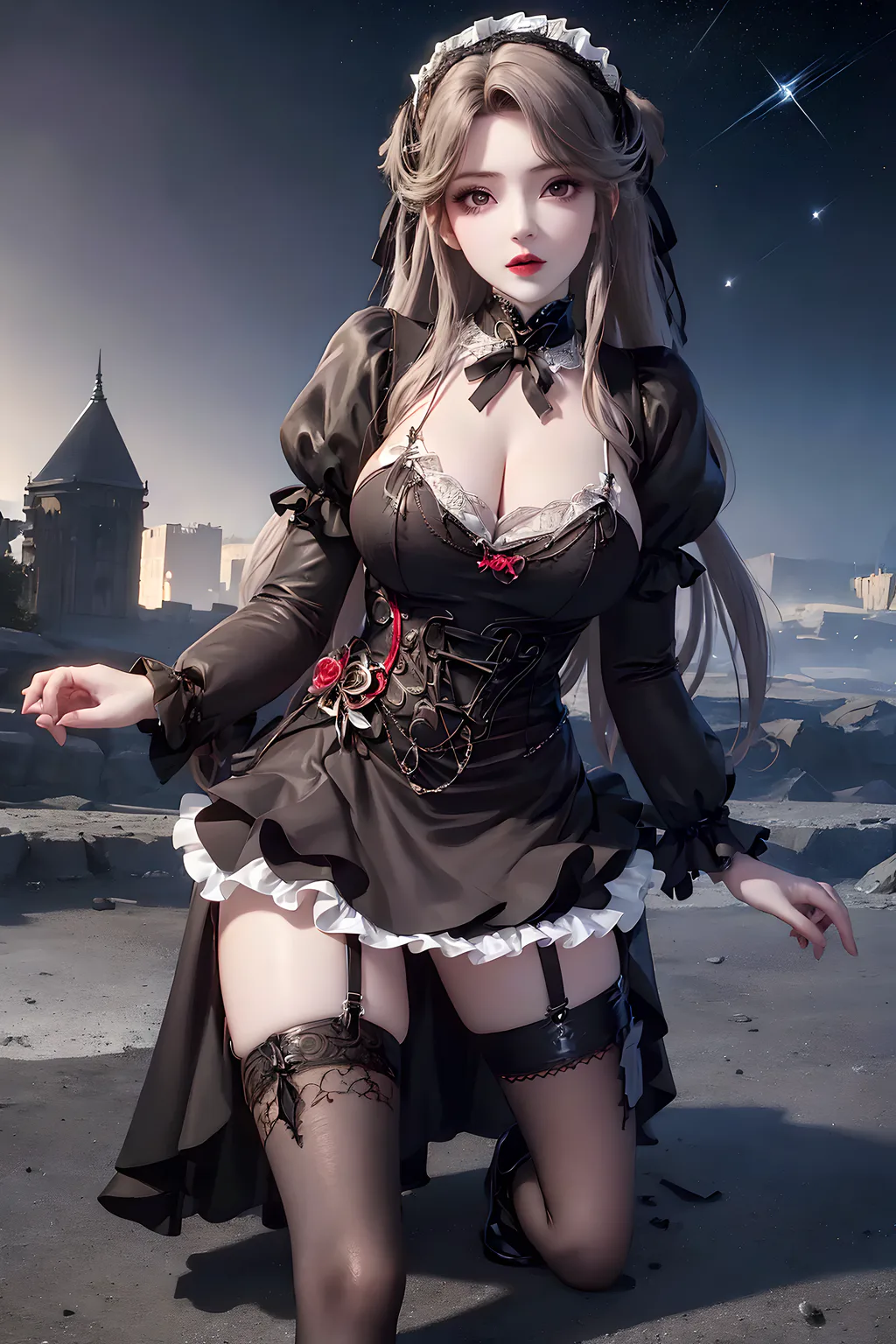 图片[3]-AI绘画 973 完美世界-火灵儿[40P]-草丛看图