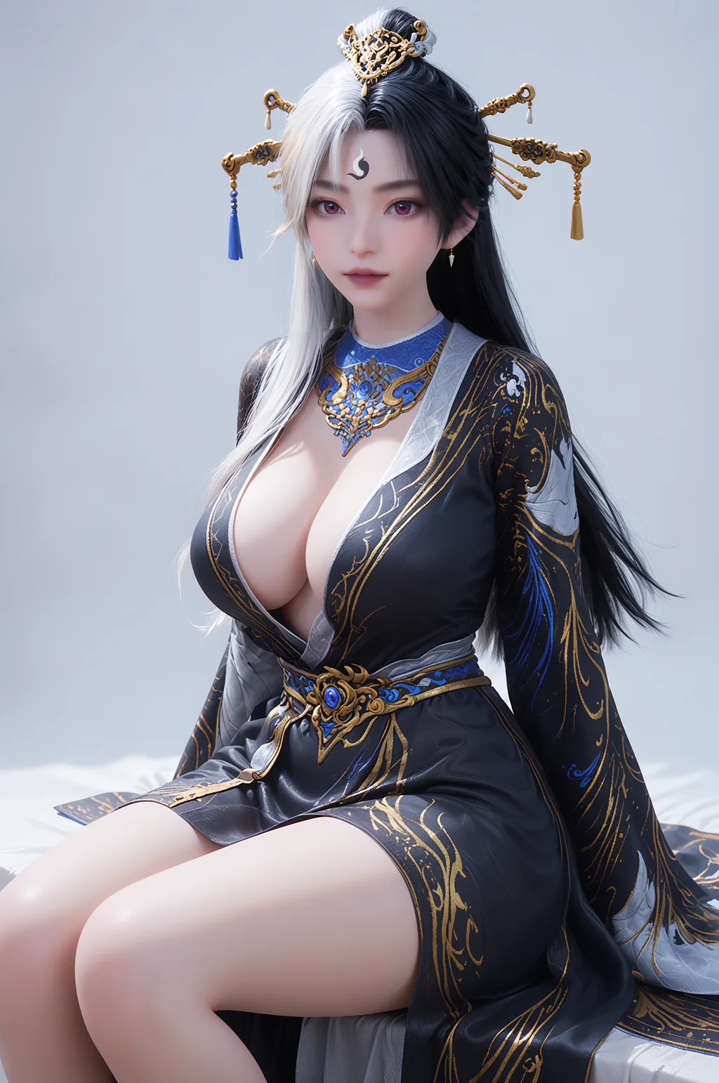 图片[6]-AI绘画 968 阴阳圣女[8P]-草丛看图