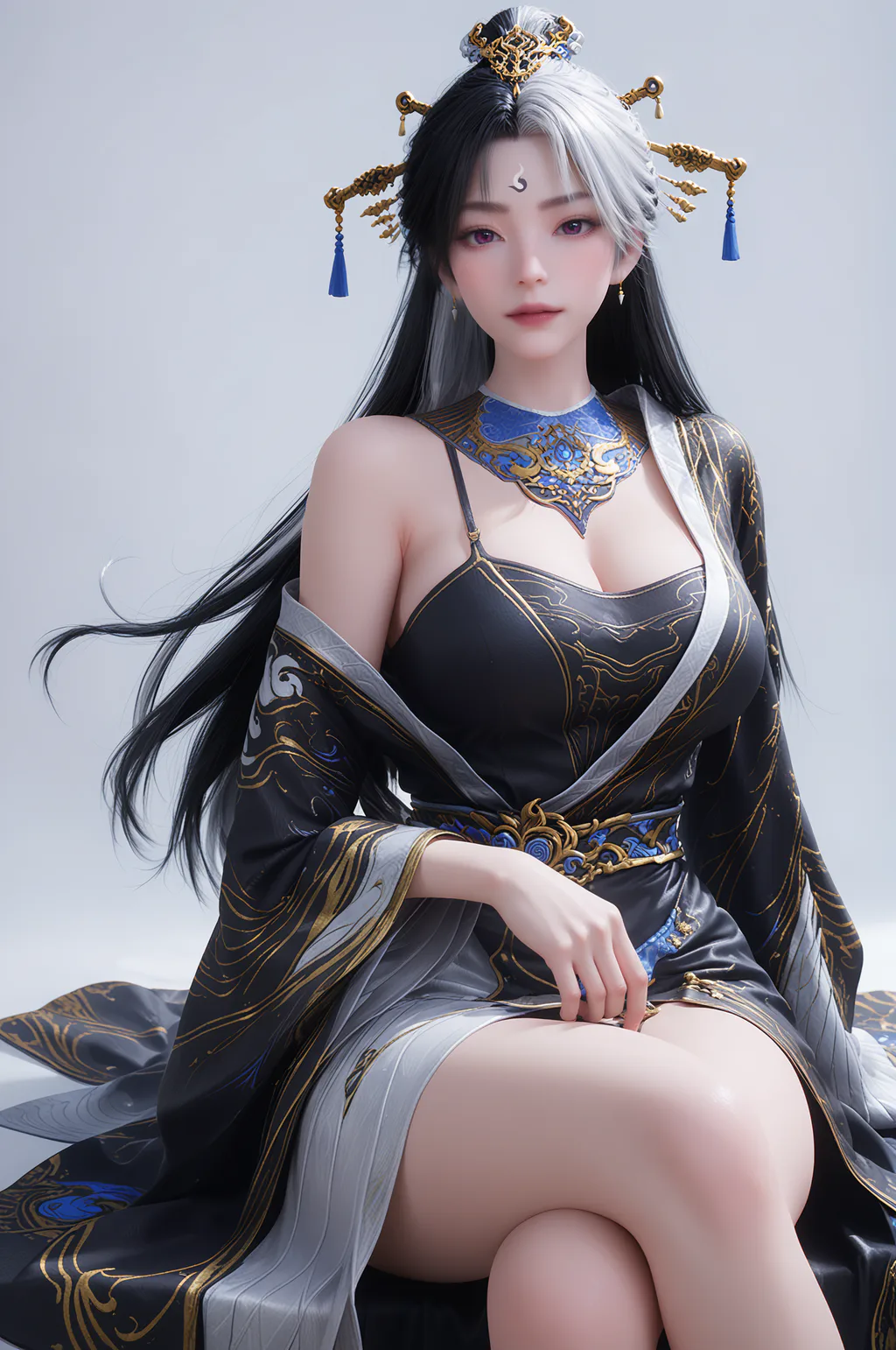 图片[7]-AI绘画 968 阴阳圣女[8P]-草丛看图