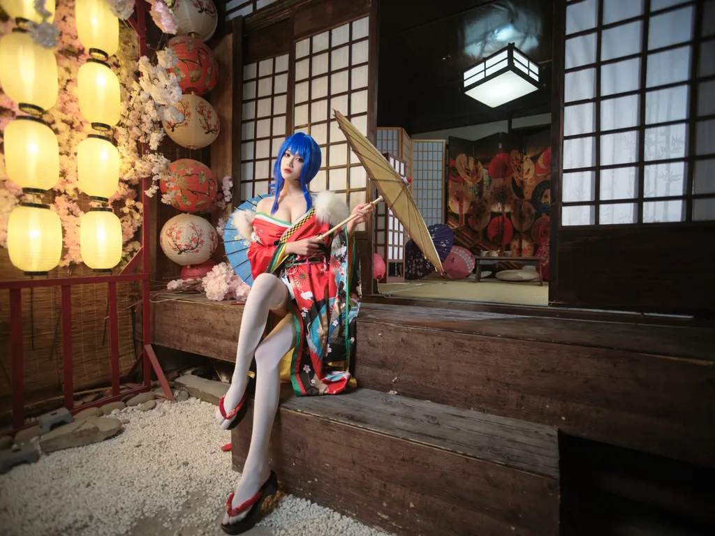 图片[3]-一米八的大梨子 – 圣姨和服[18P]-草丛看图