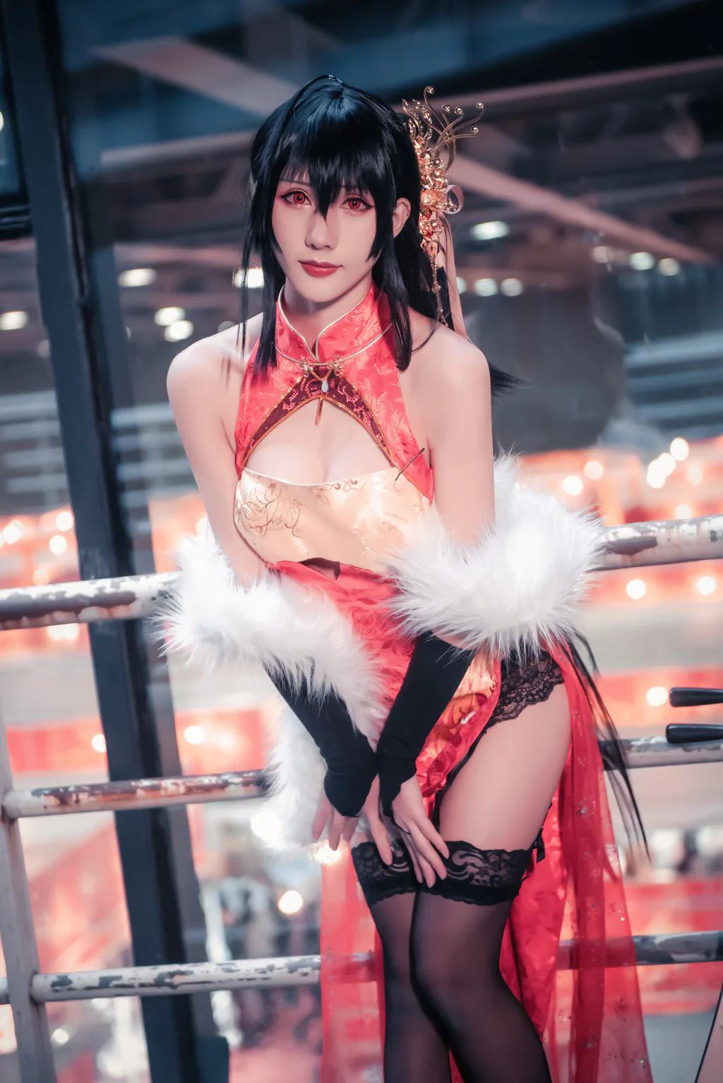 图片[5]-masaki雅祈 – 大凤旗袍[27P]-草丛看图