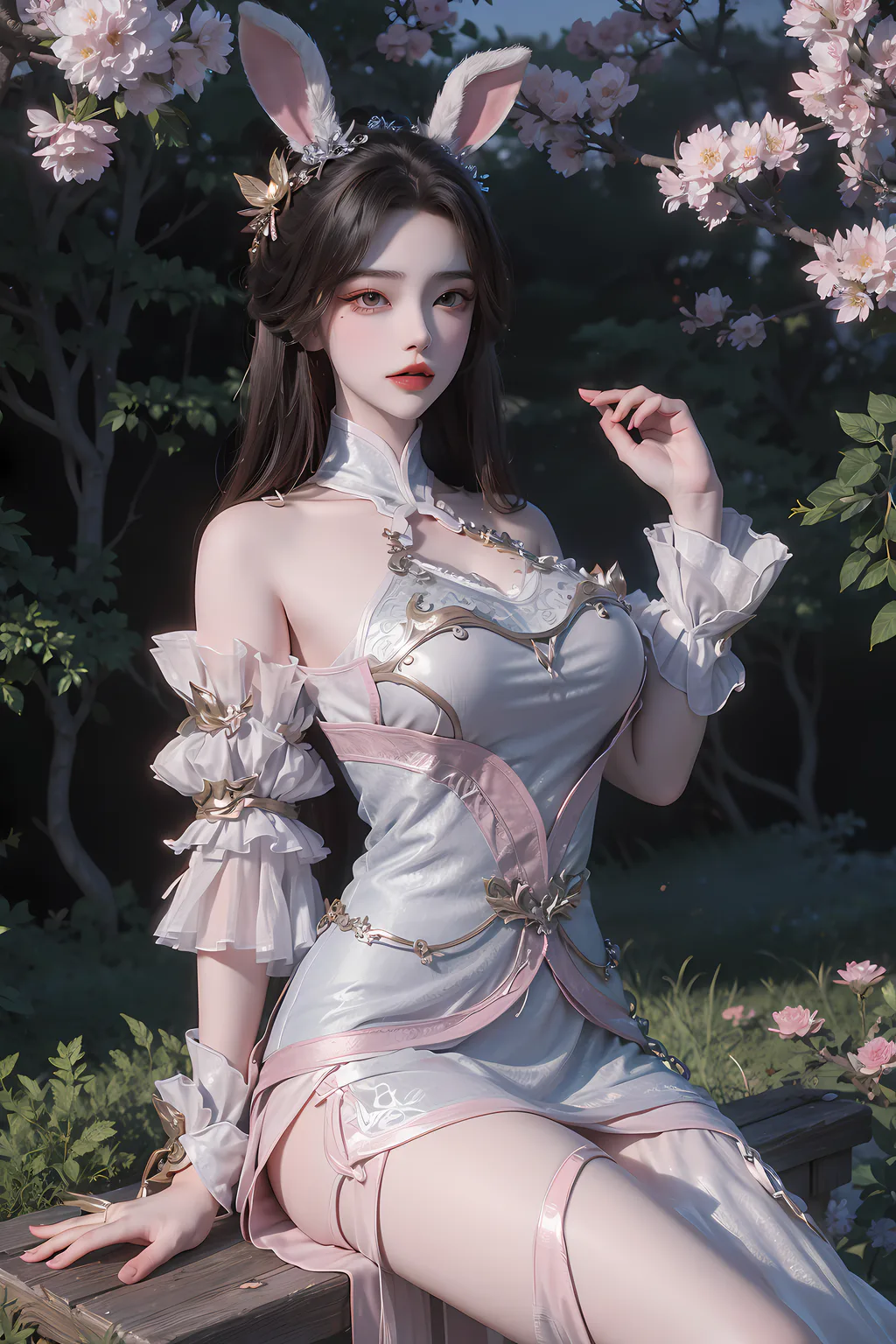 图片[2]-AI绘画 982 完美世界-月婵[33P]-草丛看图