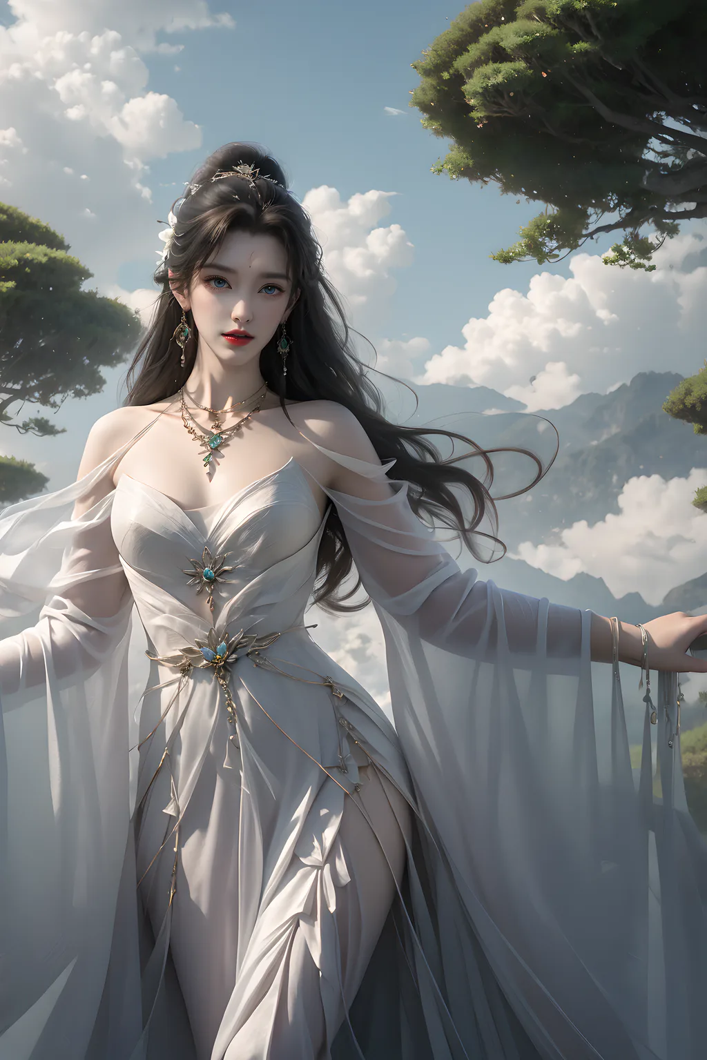 图片[4]-AI绘画 981 完美世界-清漪[20P]-草丛看图