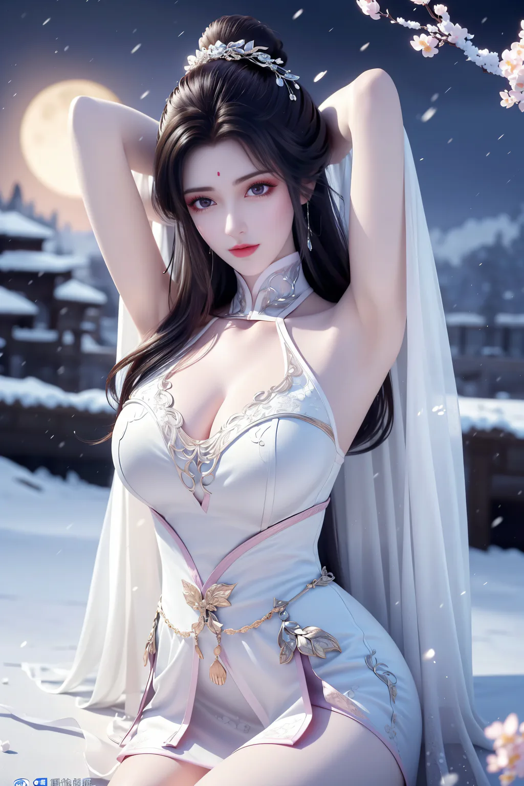 图片[8]-AI绘画 983 完美世界-月婵[48P]-草丛看图