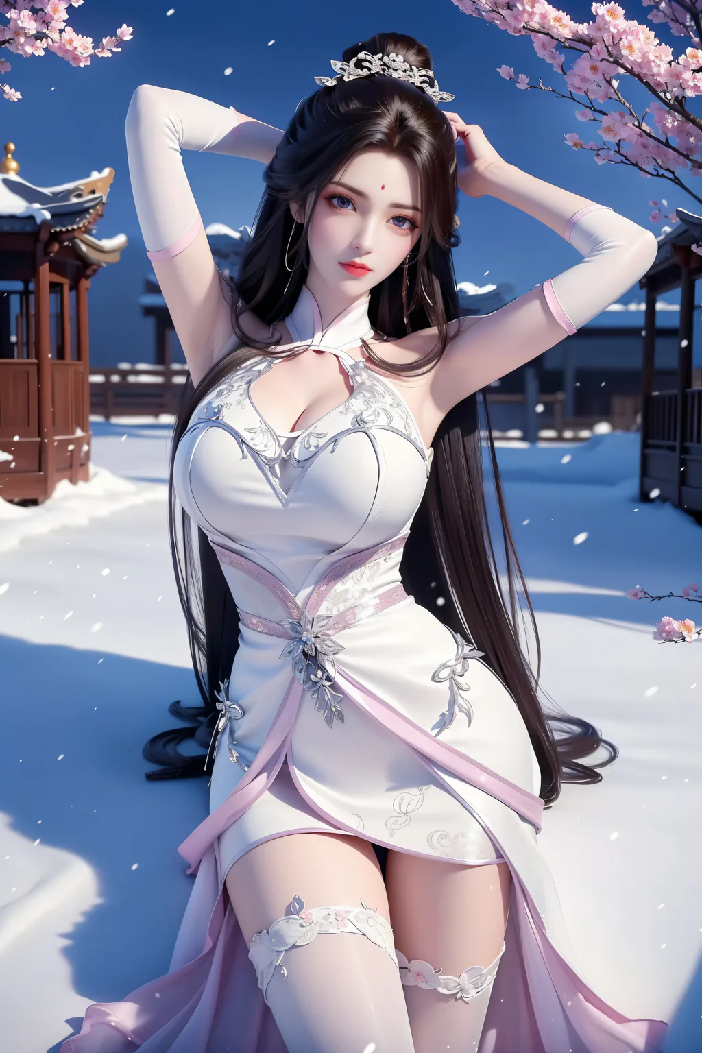 图片[1]-AI绘画 983 完美世界-月婵[48P]-草丛看图