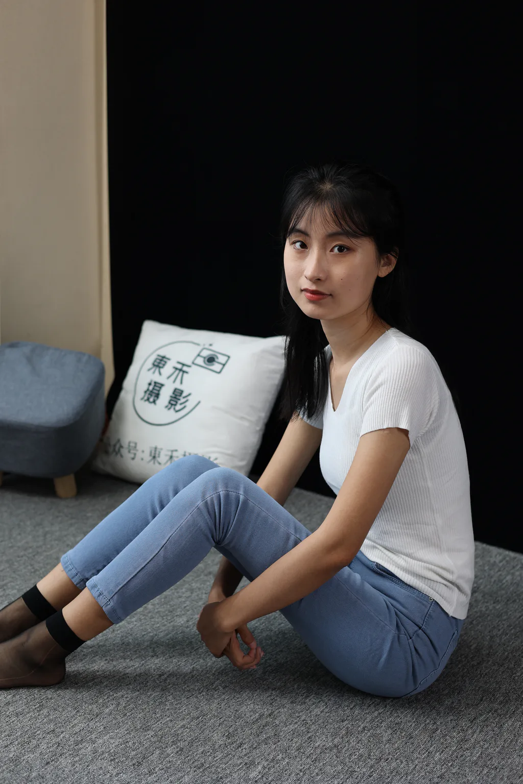 图片[1]-精选三禾摄影 NO.065 牛仔裤 短丝 棉袜[198P]-草丛看图