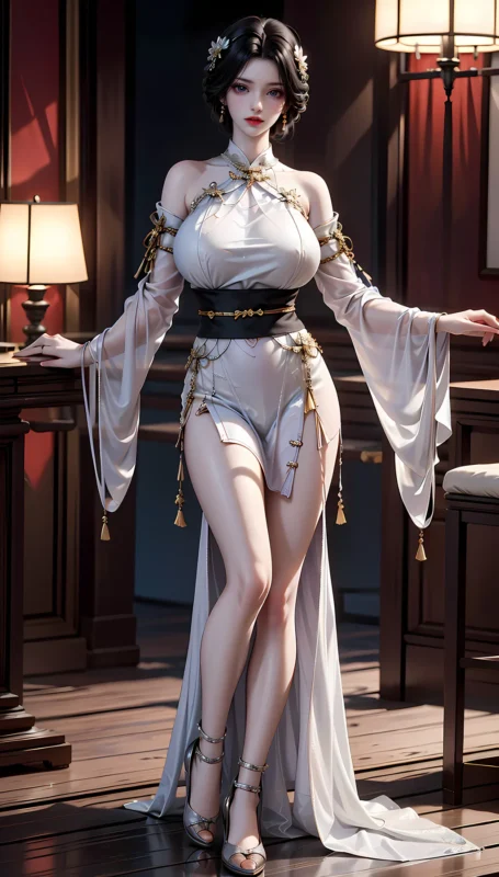 AI绘画 988 完美世界-云曦[26P]-草丛看图