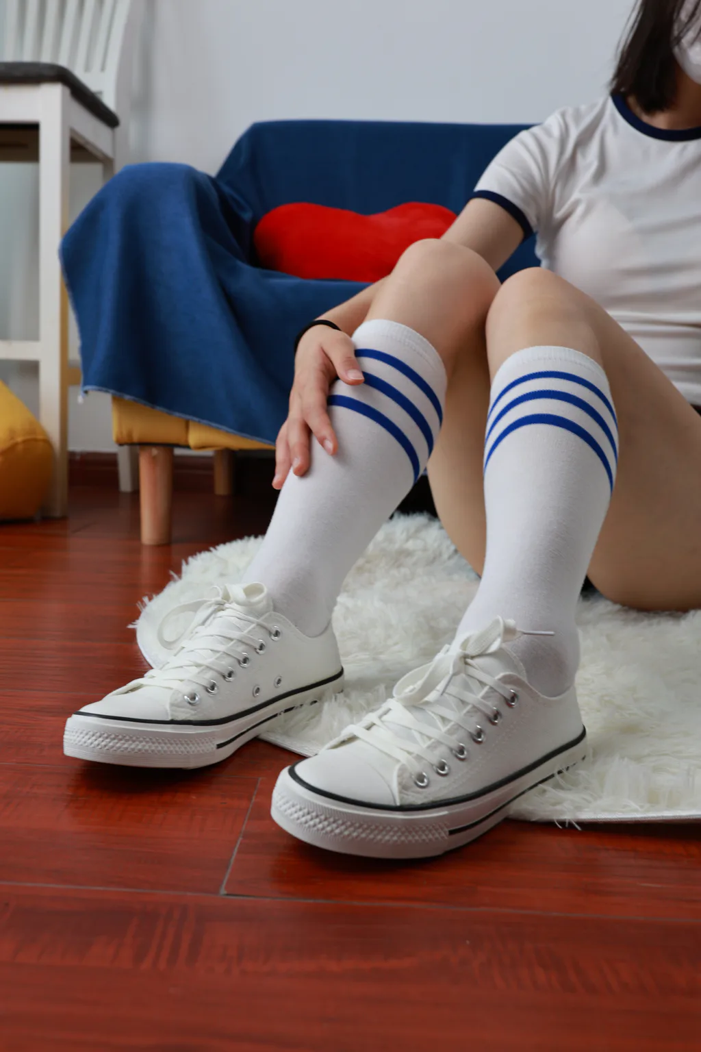 图片[3]-三禾摄影 NO.066 体操服 运动袜 帆布鞋[182P]-草丛看图