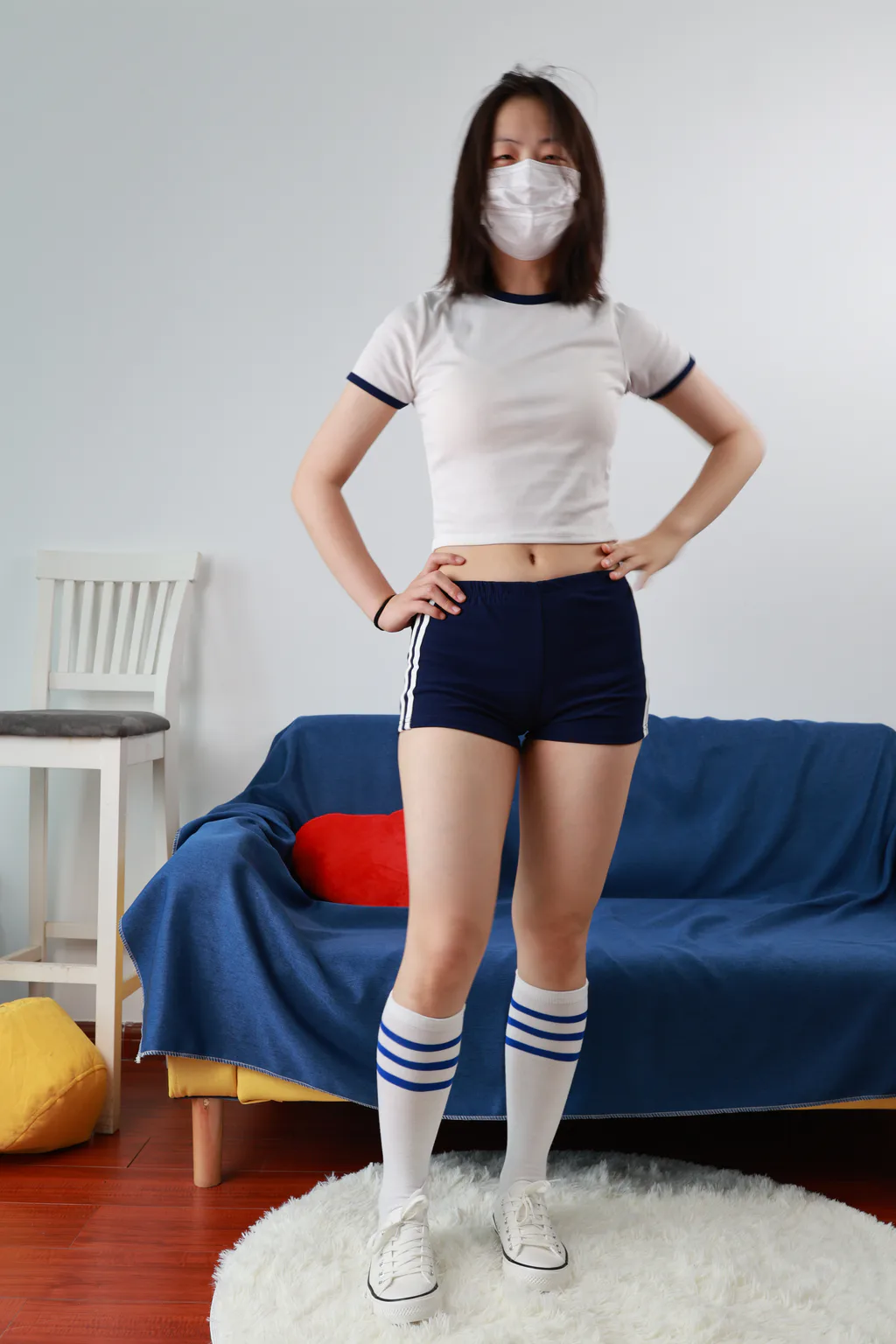 图片[6]-三禾摄影 NO.066 体操服 运动袜 帆布鞋[182P]-草丛看图