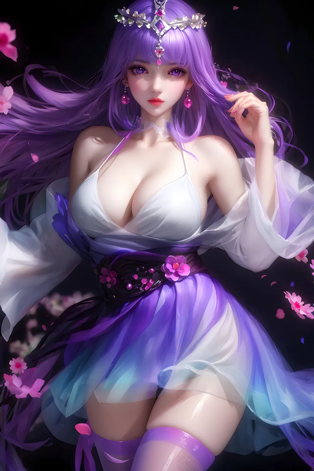 图片[2]-AI绘画 998 秦时明月-少司命[25P]-草丛看图